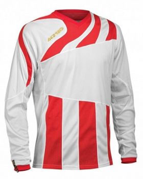 Acerbis Langarmtrikot Mira rot-weiß gestreift
